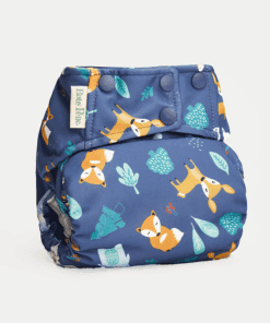 Pañal con Broches Animales Azules