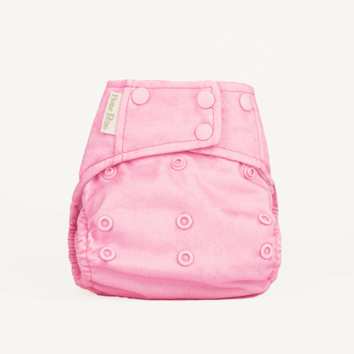 Pañal con Broches Rosa Pastel - Imagen 2